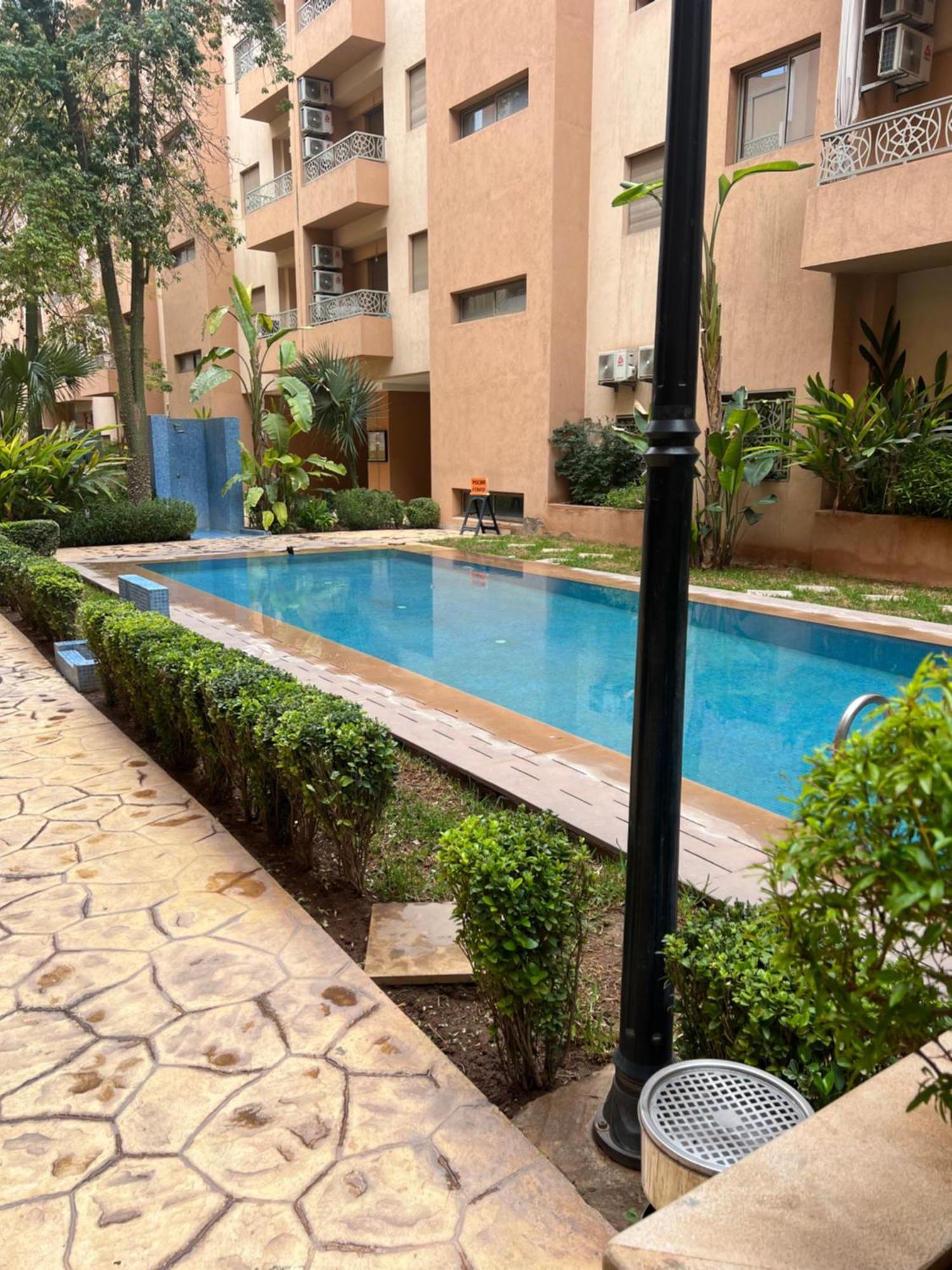 Appartement Safran Avec Piscine 马拉喀什 外观 照片